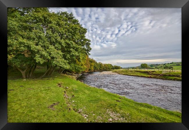 The River Swale Framed Print by Steve Smith