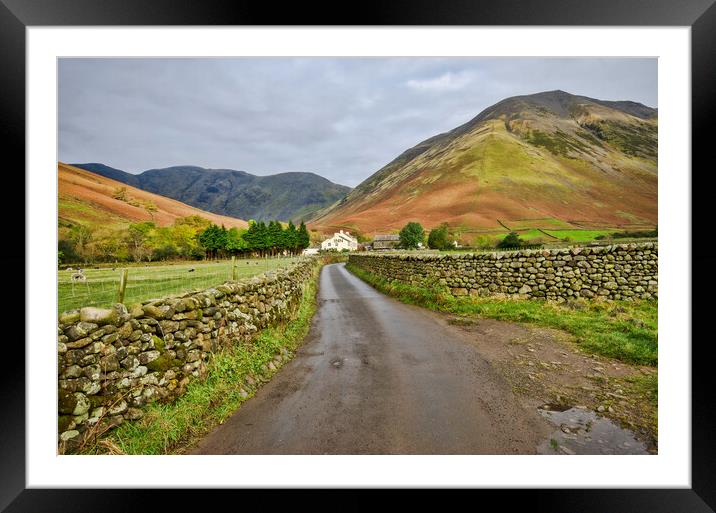 Wasdale Head Framed Mounted Print by Steve Smith
