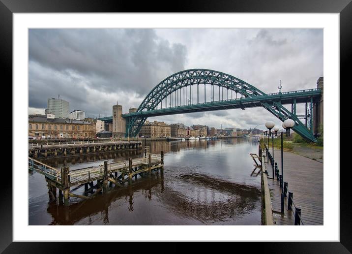 Tyne Bridge Framed Mounted Print by Steve Smith