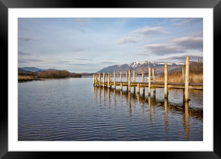 Great Bay Derwentwater Framed Mounted Print by Steve Smith
