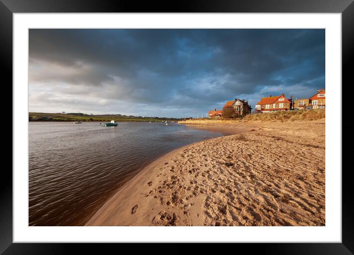 Alnmouth Northumberland Framed Mounted Print by Steve Smith