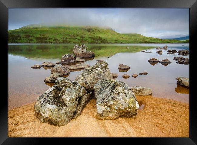 Lochan Na Stainge Framed Print by Steve Smith