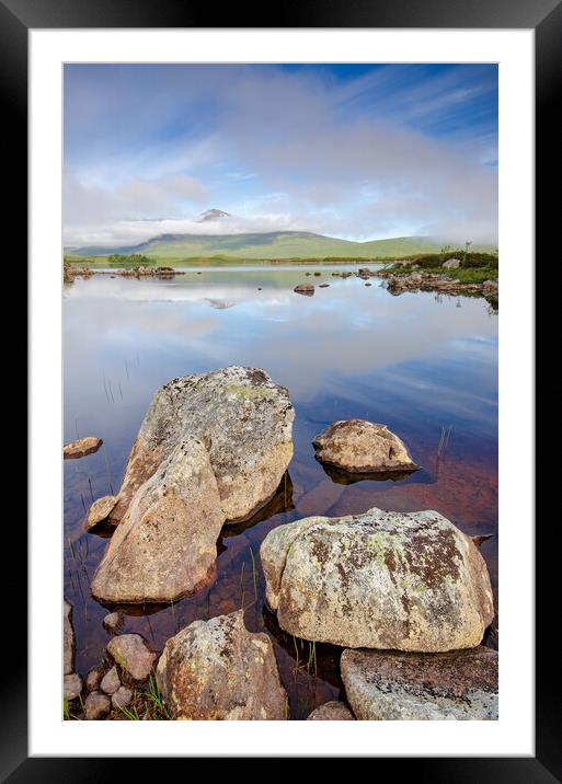 Lochan Na Stainge Framed Mounted Print by Steve Smith