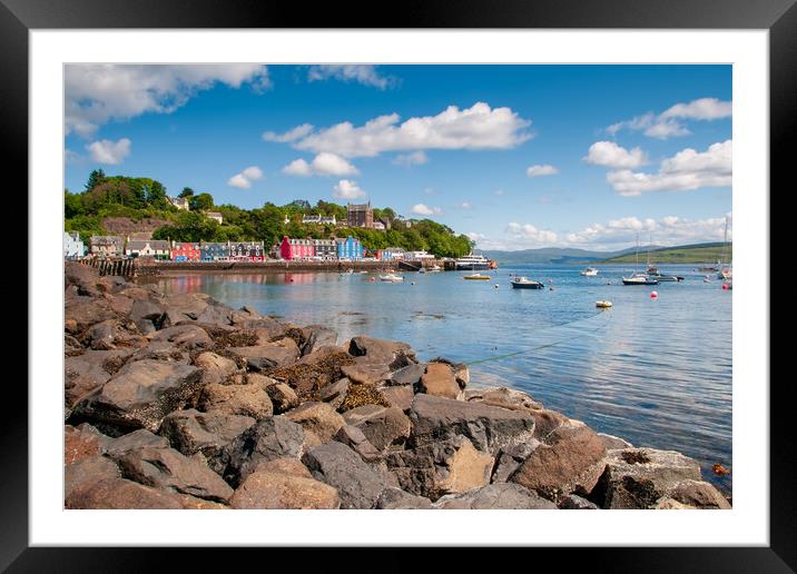 Tobermory Isle Of Mull Framed Mounted Print by Steve Smith