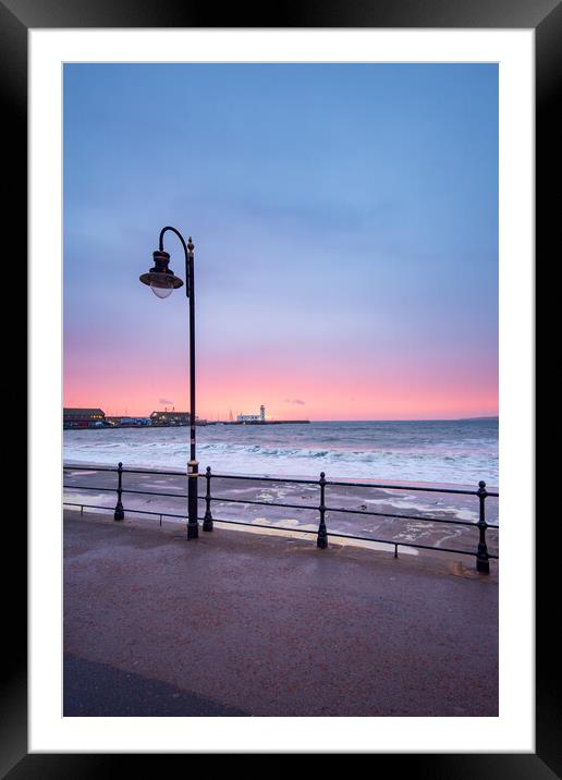 South Bay Scarborough Framed Mounted Print by Steve Smith