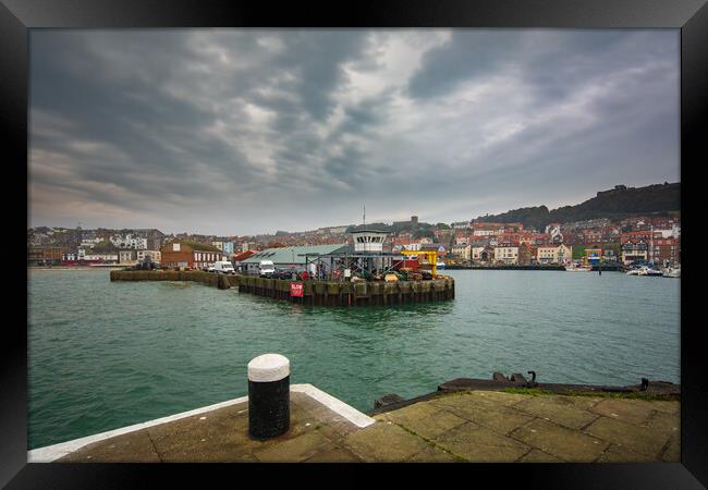 Scarborough Harbour Framed Print by Steve Smith