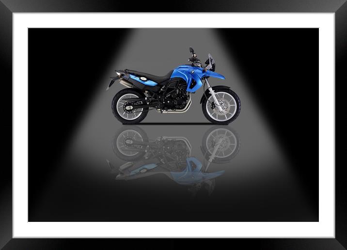 The Ultimate Adventure BMW F 650 Framed Mounted Print by Steve Smith