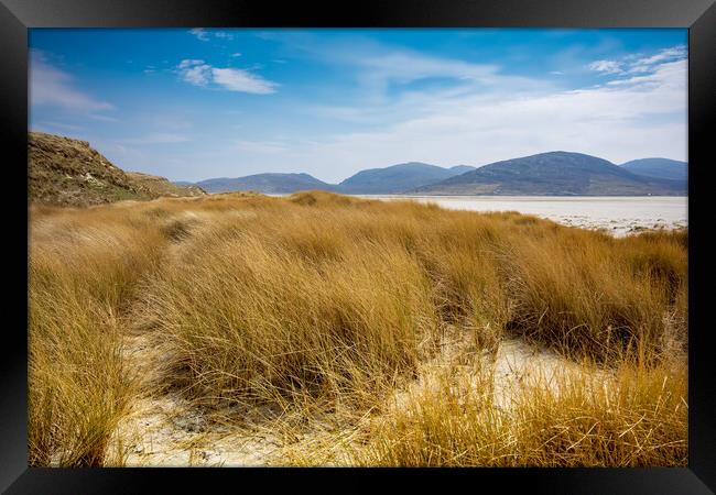 Luskentyre Dunes Framed Print by Steve Smith