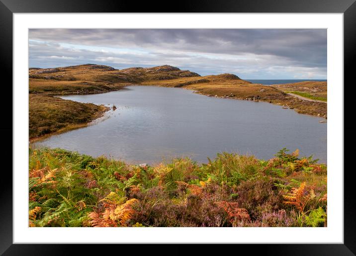 Loch Fada Framed Mounted Print by Steve Smith