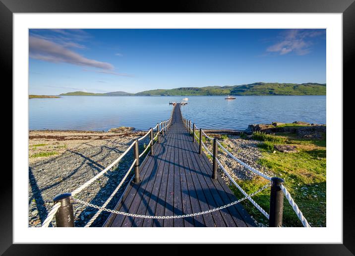 Serenity on Loch Na Keal Framed Mounted Print by Steve Smith