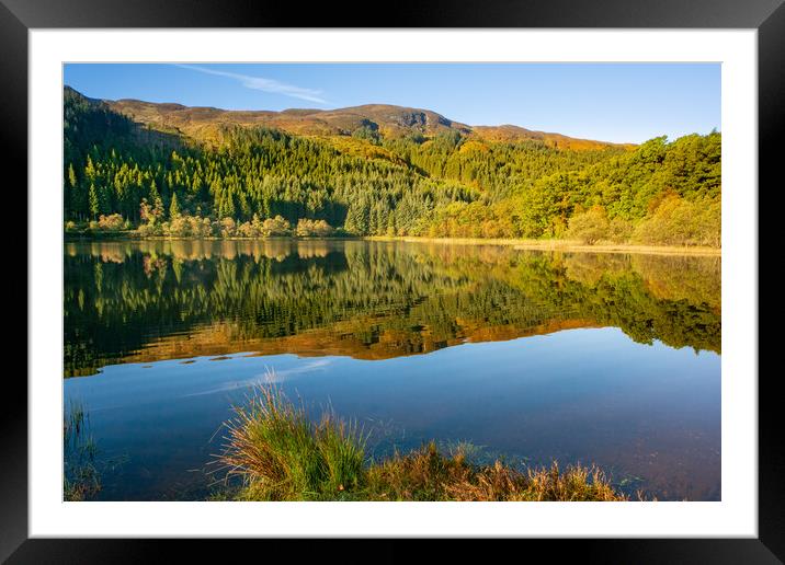 Serene and Pristine Loch Chon Framed Mounted Print by Steve Smith