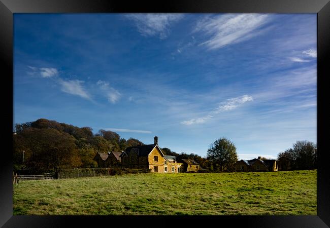 Station Masters Cottage Framed Print by Steve Smith