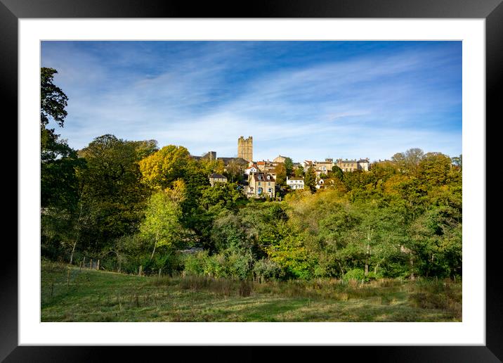 Richmond, North Yorkshire Framed Mounted Print by Steve Smith