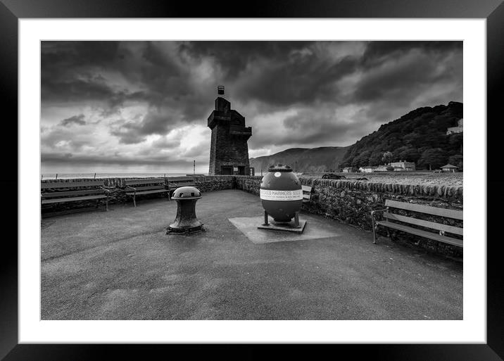 Lynmouth Framed Mounted Print by Steve Smith