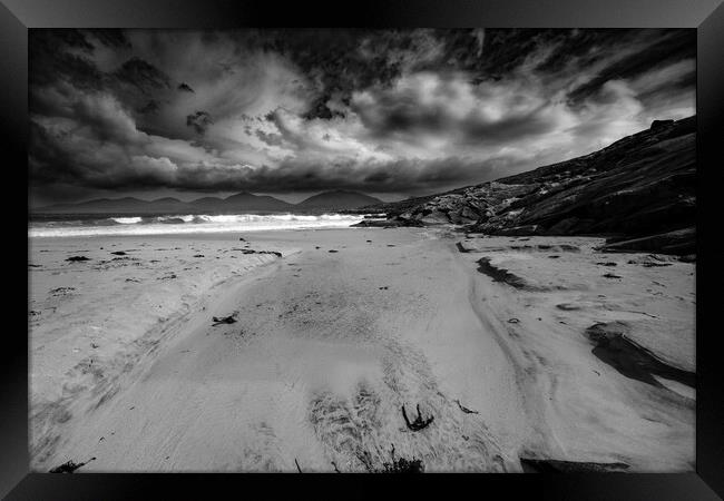 Luskentyre Beach Framed Print by Steve Smith