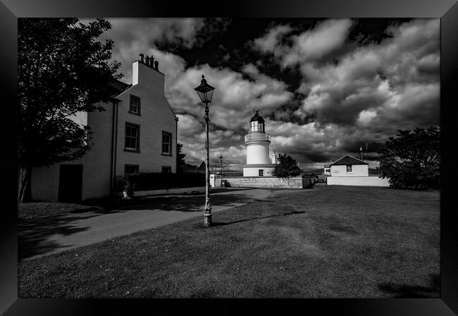 Cromarty Lighthouse Framed Print by Steve Smith