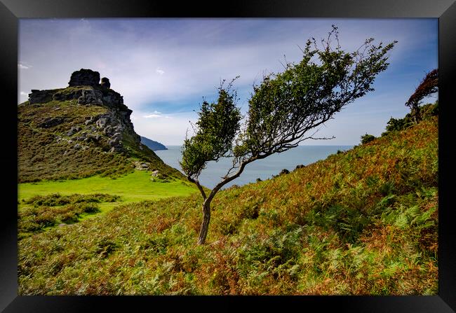 Valley Of The Rocks Framed Print by Steve Smith