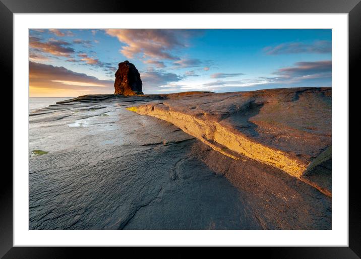 Majestic View of Black Nab Framed Mounted Print by Steve Smith