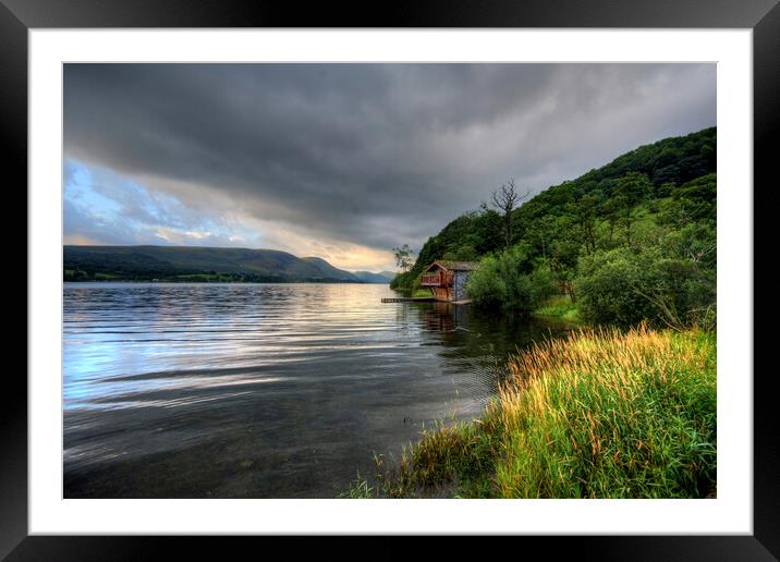 Serenity of Ullswater Framed Mounted Print by Steve Smith
