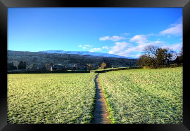 A Breathtaking Meadow in the Yorkshire Dales Framed Print by Steve Smith