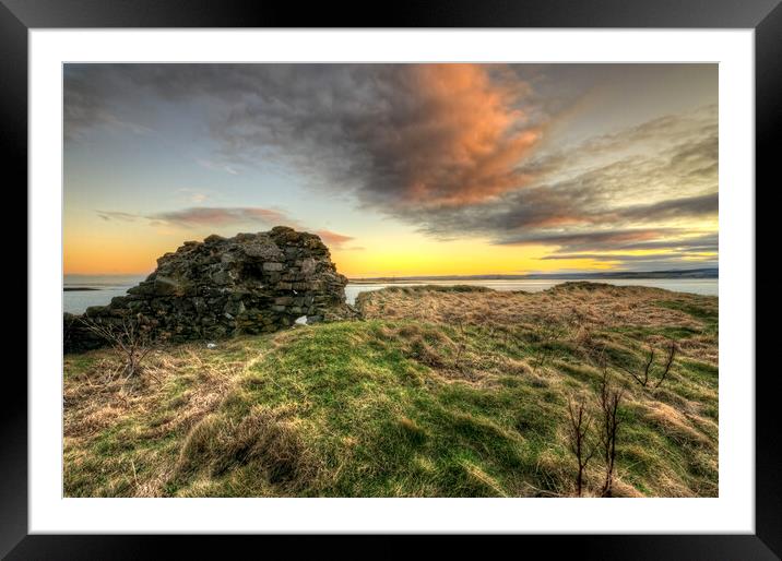 Lindisfarne Sunrise Framed Mounted Print by Steve Smith