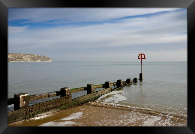 Serene Beauty of Swanage Framed Print by Steve Smith