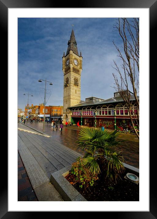 Vibrant and Historic Darlington Framed Mounted Print by Steve Smith
