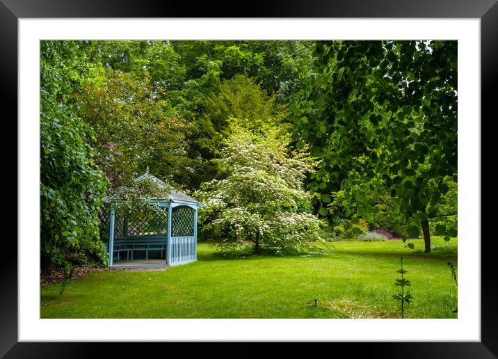 Newby Hall Gardens Framed Mounted Print by Steve Smith