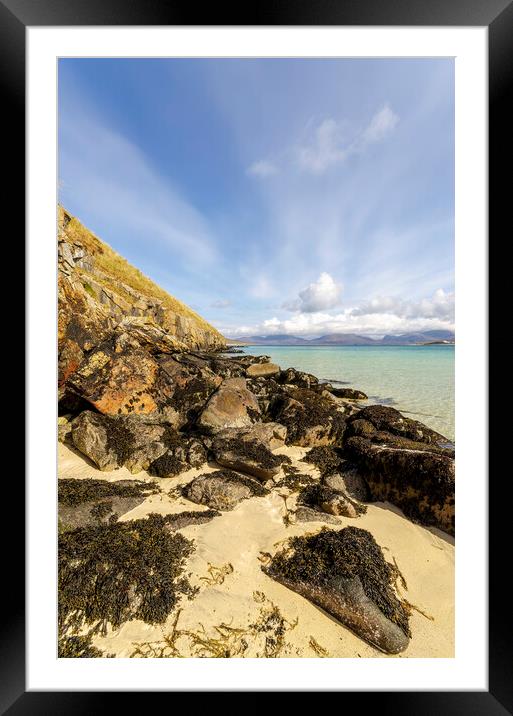 Horgabost Isle of Harris Framed Mounted Print by Steve Smith