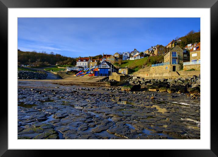 Runswick Bay North Yorkshire Framed Mounted Print by Steve Smith