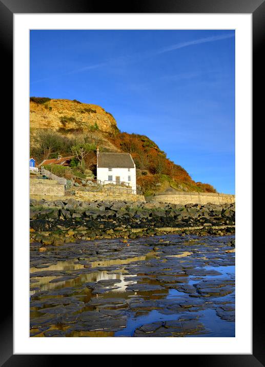 Runswick Bay North Yorkshire Framed Mounted Print by Steve Smith