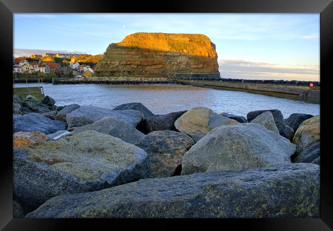 Staithes North Yorkshire Framed Print by Steve Smith
