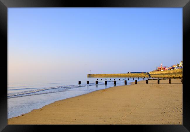 Majestic Seafront View Bridlington Framed Print by Steve Smith