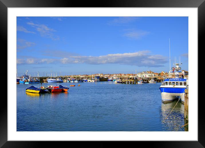 Bridlington Harbour Framed Mounted Print by Steve Smith