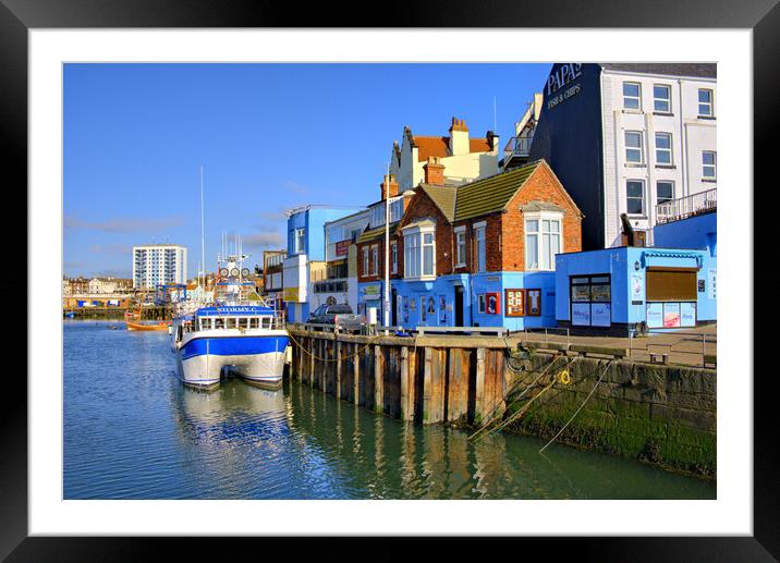 Bridlington Harbour Framed Mounted Print by Steve Smith