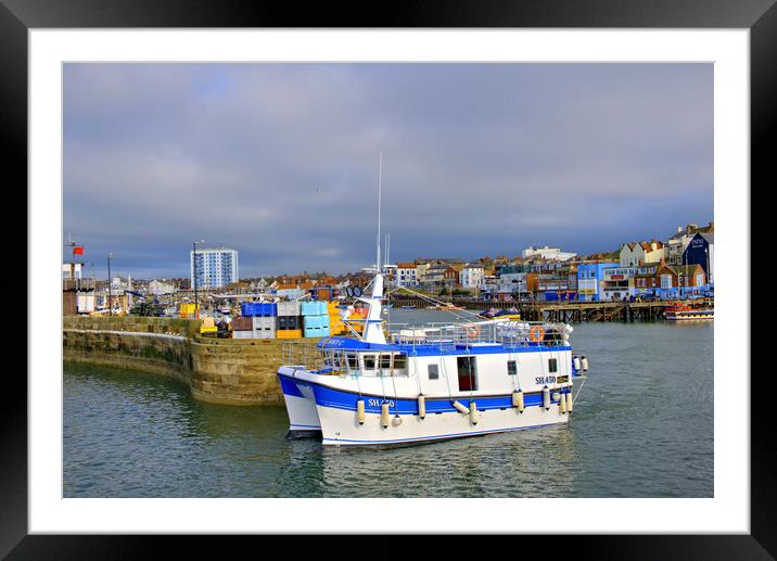 Bridlington Harbour Framed Mounted Print by Steve Smith