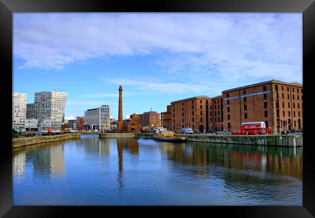 Royal Albert Docks Liverpool Framed Print by Steve Smith