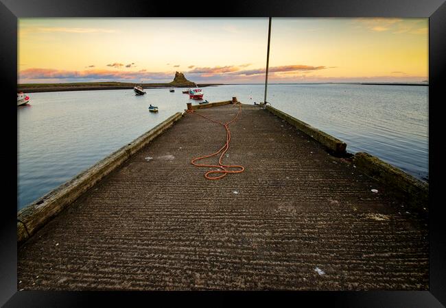 Lindisfarne Framed Print by Steve Smith