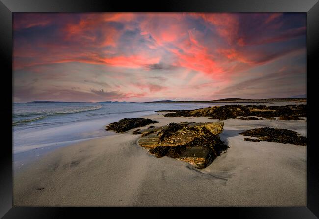 Clachan Sunset Framed Print by Steve Smith