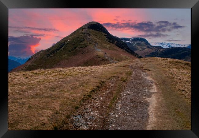 Catbells Keswick Framed Print by Steve Smith