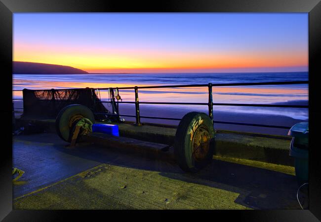 Filey Sunrise Framed Print by Steve Smith