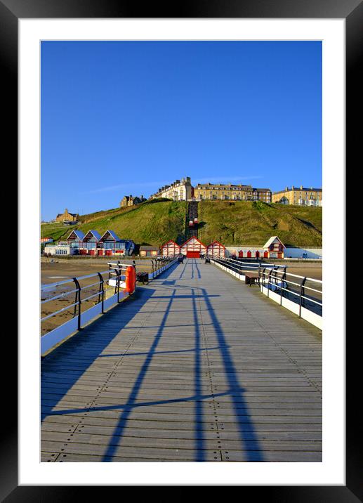 Saltburn By The Sea Pier Framed Mounted Print by Steve Smith