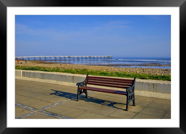 Saltburn By The Sea Views Framed Mounted Print by Steve Smith