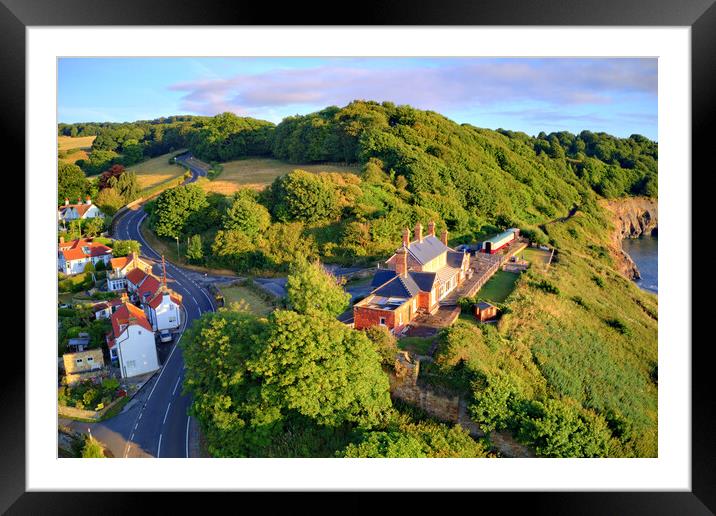 Sandsend Old Station Framed Mounted Print by Steve Smith