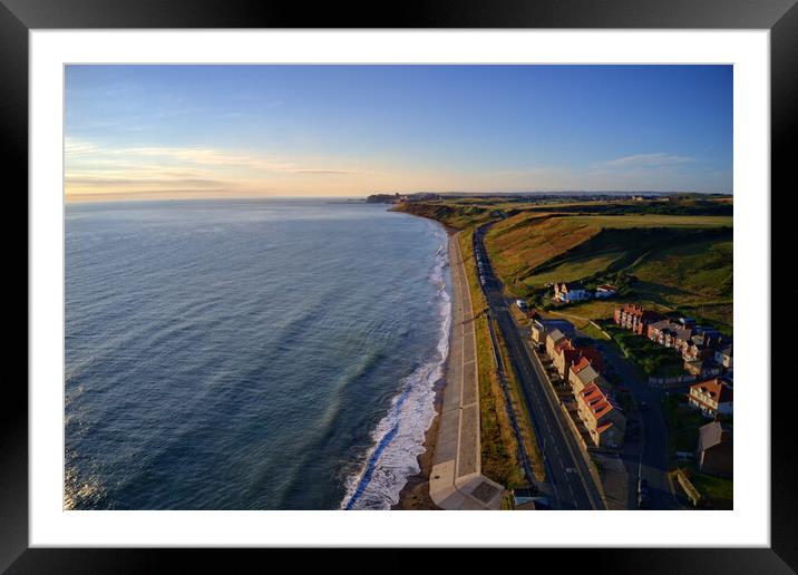 Sandsend North Yorkshire Framed Mounted Print by Steve Smith