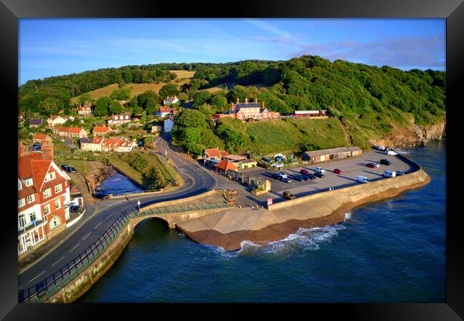 Sandsend North Yorkshire Framed Print by Steve Smith