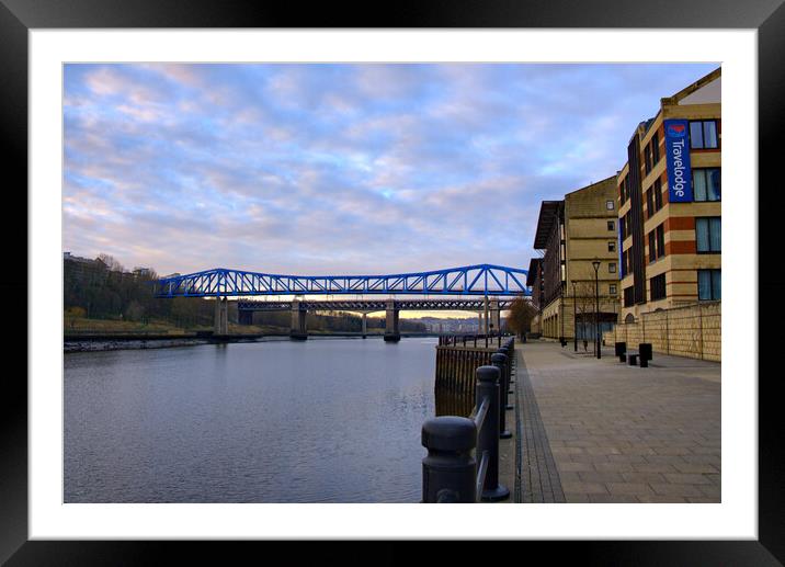 The Enchanting Newcastle Quayside Framed Mounted Print by Steve Smith