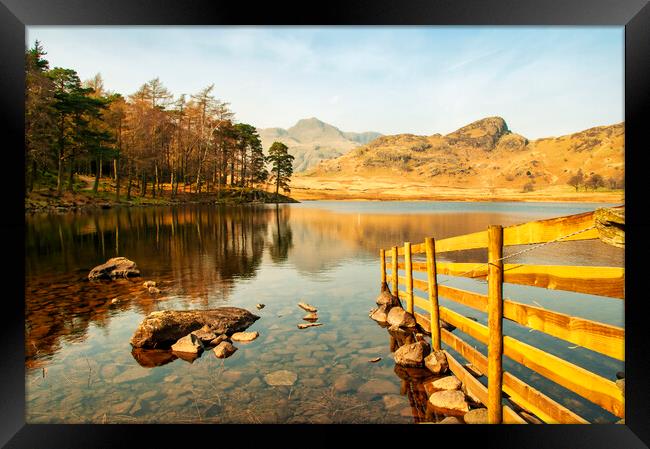 Blea Tarn Framed Print by Steve Smith