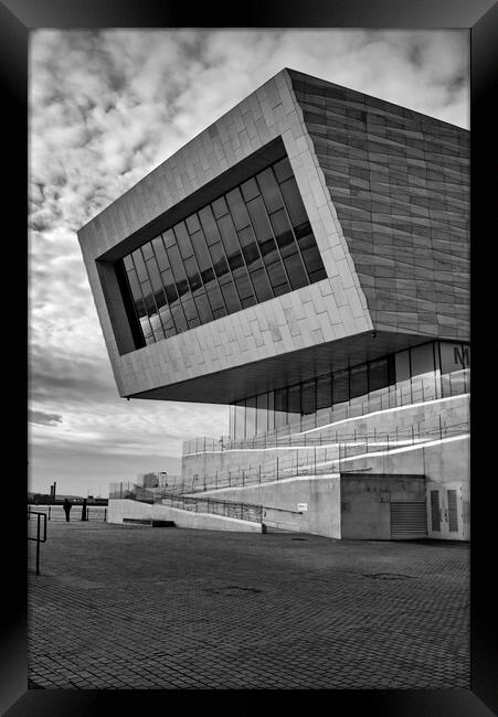 Museum of Liverpool Mono Framed Print by Steve Smith