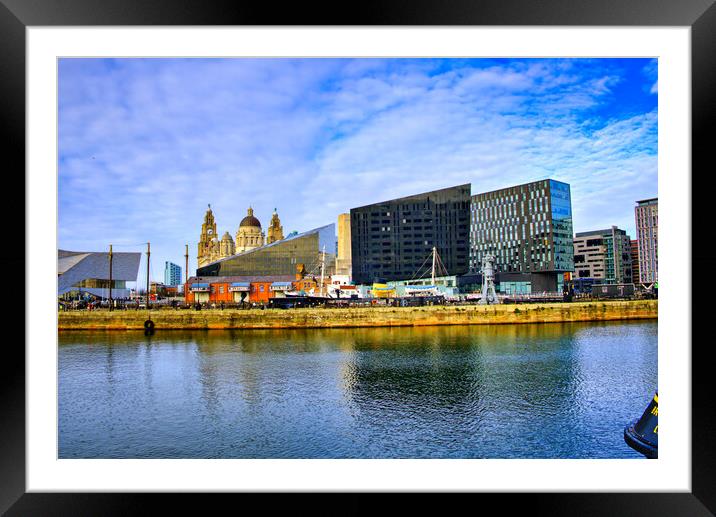 Royal Albert Docks Views Framed Mounted Print by Steve Smith